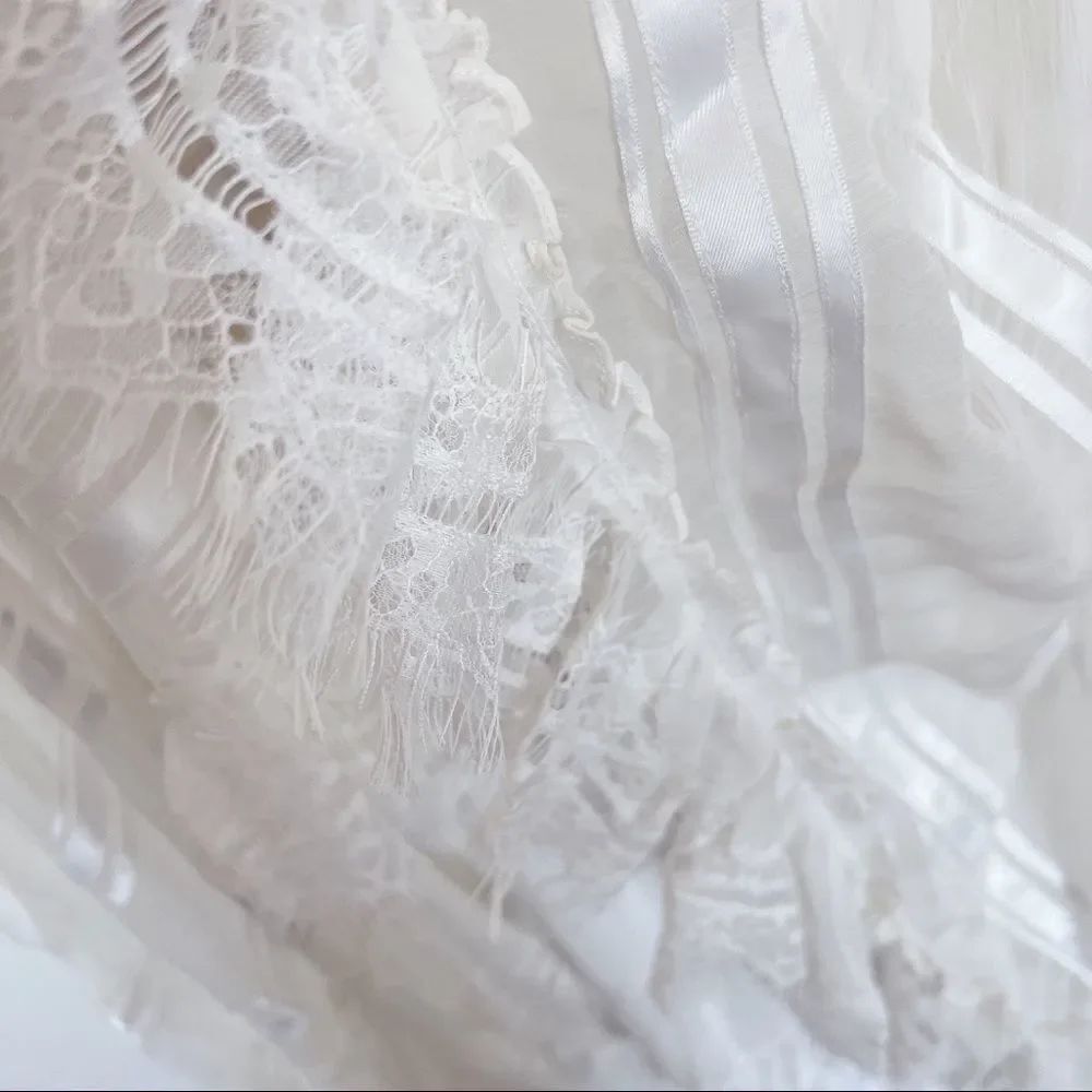 ROCOCO SAND High Low Long Dress in White - Picture 10 of 12